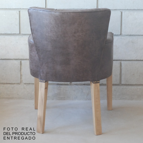 Imagen 6 de 10 de Silla Sillon Cabecera Puntera Apoyabrazos Capitone Premium