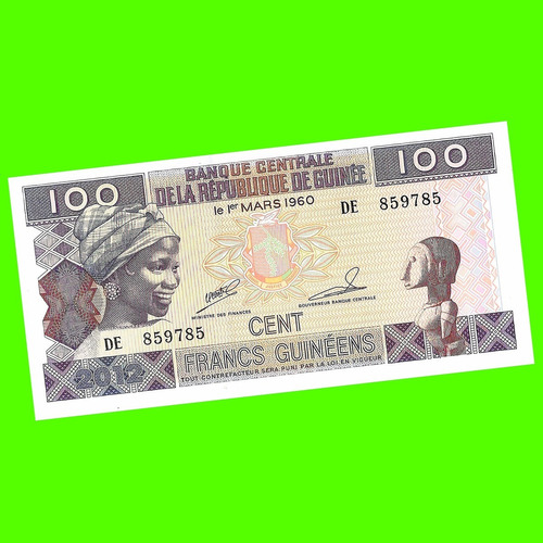 Guinea - Billete De 100 Francos De 2012 ¡ Sin Circular !