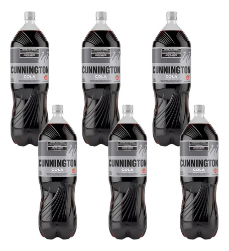 Gaseosa Cunnington Cola Sin Azúcar 2.25 Lts Pack X6 Unidades