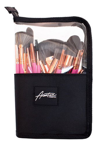 Set De 24 Brochas Profesionales Brinzed Pink Arantza Color Rosa