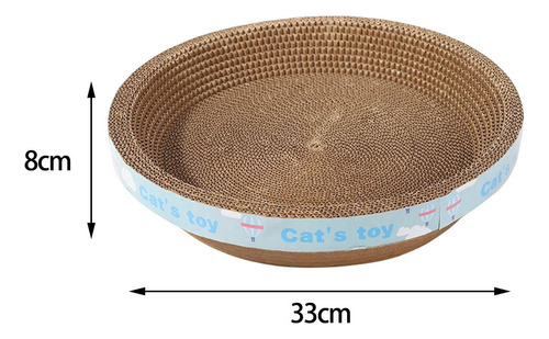 Almohadilla Para Rascar Para Gatos, Cama De Nido Circular, S