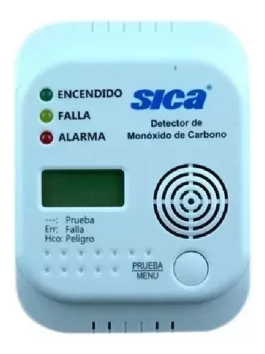 Kit Detector Monóxido De Carbono + Gas Natural/envasado Sica