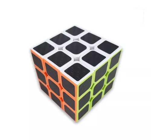 Cubo Magico Profissional Black Carbon 3x3x3 Original