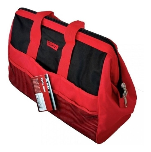 Bolsa Para Ferramentas Com 18 Bolsos 510 X 210 X 360mm Mtx Cor Vermelho