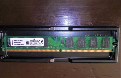 Memoria Ram Ddr2 2gb, Kingston, Bus 800 Mhz