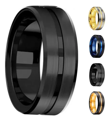 Anel Titanium Aço Inox Resistente Elegante Moderno Titânio