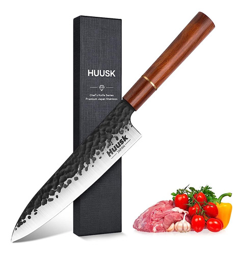 Huusk Japan Chef Knife, 8 Pulgadas Gyuto Knife Professional 