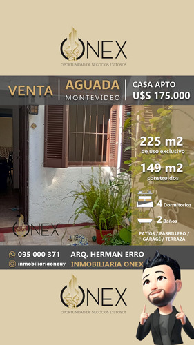 Venta Casa Apartamento En Aguada Montevideo