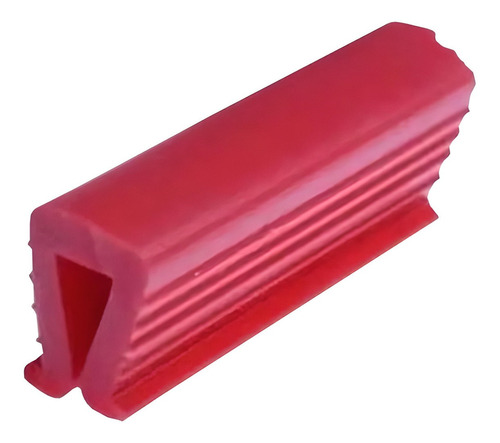 Perfil U Borracha Silicone Vermelho Alta Temperatura Vedação