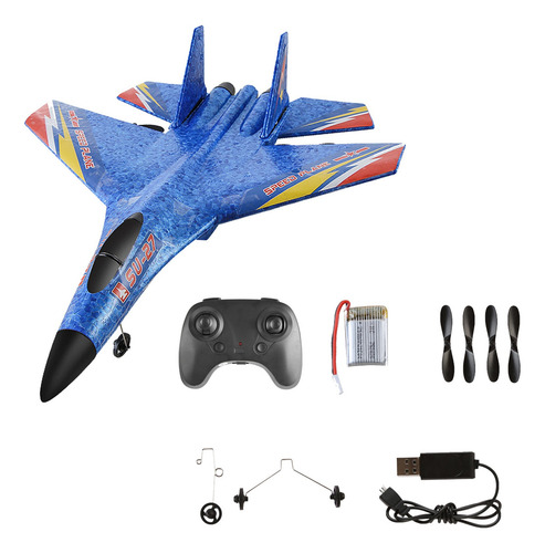 Su-27 Rc Fija Rtf 2 Canales Luces Frescas Epp Espuma