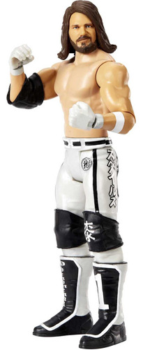 Wwe Basic Aj Styles Figura De Acción, Posable De 6 Pulgada.