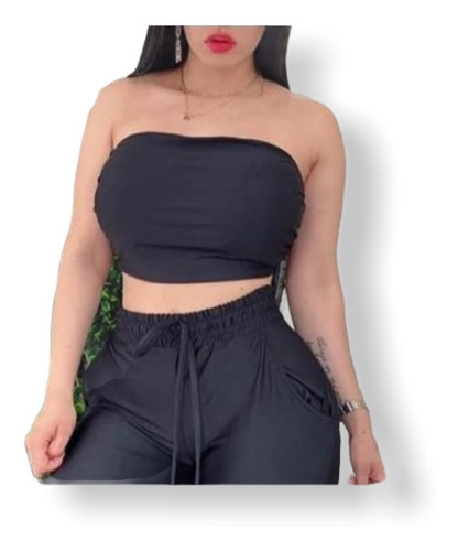 Conjunto Pants Licra Colombiana Satinada, Dama