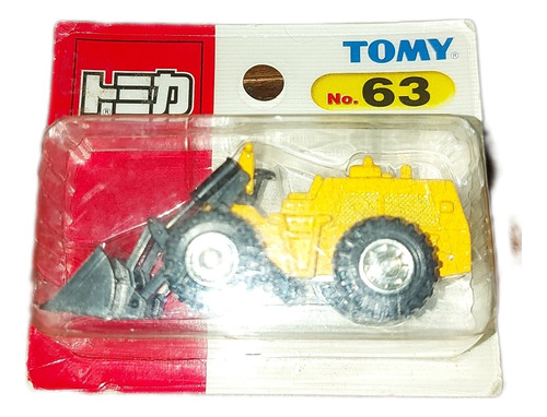 Tomica 63. Camión Con Pala Amarillo. Original. Nuevo.