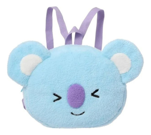 Mochila Bt21 Koya Felpa Line Friends Miniso Kawai