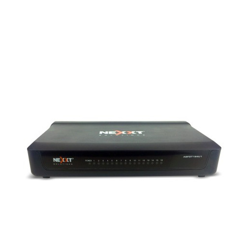 Switch Nexxt Naxos1600 De 16 Puertos 10/100 Mbps Desktop