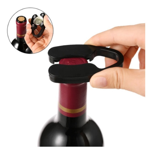 Imagen 3 de 9 de Set Kit Sacacorcho Abridor Vino 4 En 1