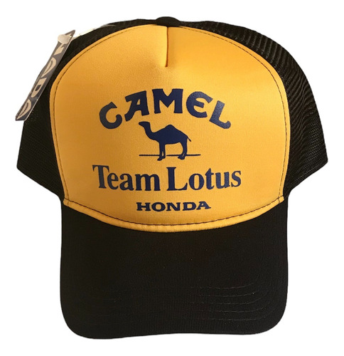 Boné Honda Camel Team  Formula 1 Retrô Lotus Pronta Entrega