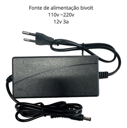 Fonte 12v 3a Compativel Monitor Aoc 23 Led Modelo E2343fk2