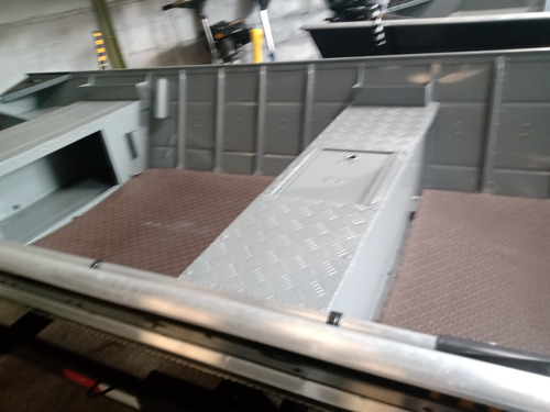 Barco 6m Aluminio Carreta Com Motor Hidea 15