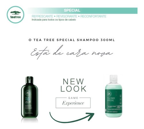 Shampoo Tea Tree Especial Paul Mitchell Anticaspa Melaleuca