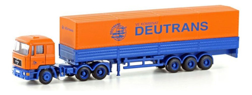 Camiòn Miniatura Man F90 Transp Container 40 Pies Escala N