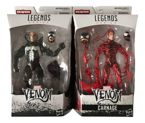 Venom Y Carnage Figuras 6 Pulgadas Marvel Legends Monster 2f (Usado)