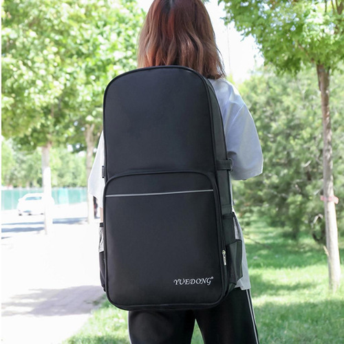 Mochila Bolsillos Para Instrumentos Musicales Mochila Negro