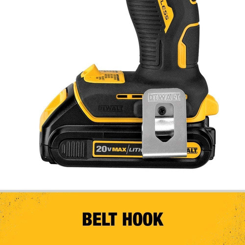Taladro Inalámbrico 1/2 + Atornillador 1/4 Dewalt Dck279d1e Color Amarillo Frecuencia 20v 20v