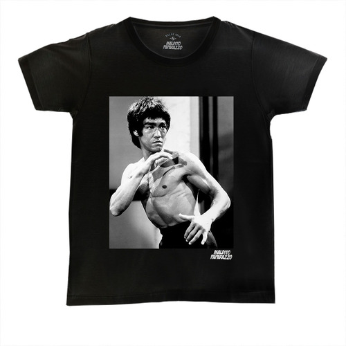 Bruce Lee Combate - Remera 100 % Algodón 