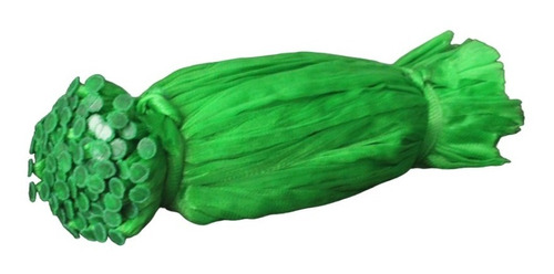 Bolsa De Malla Plástica 35 X 30 Color Verde 100 Pzas