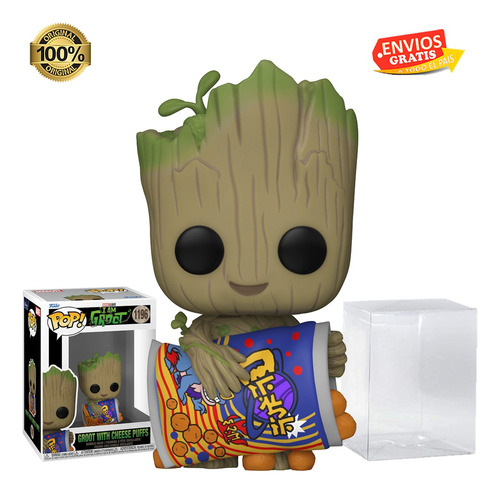 Funko Pop Marvel Groot Cheetos 1196 Cheese Puffs Protector