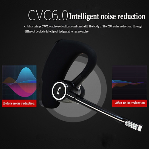 Auricular V8s Bt Wireless Bt5.0 Auriculares De Negocios