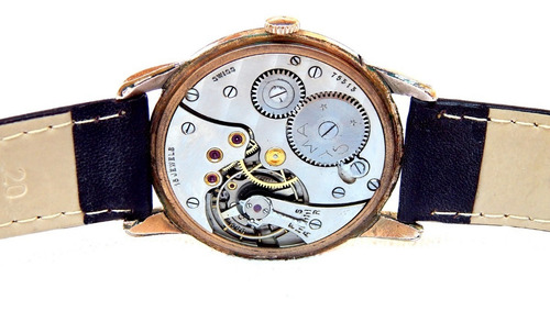 Reloj Cyma Vintage 38mm Funcionando 1940c Micronado Oro