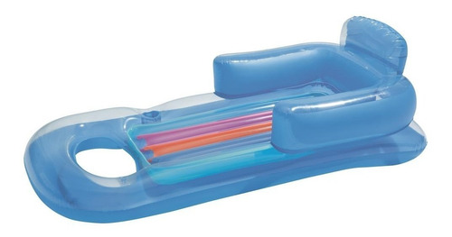Imagen 2 de 10 de Colchoneta Sillon Inflable Pileta Apoyabrazos Bestway 43028
