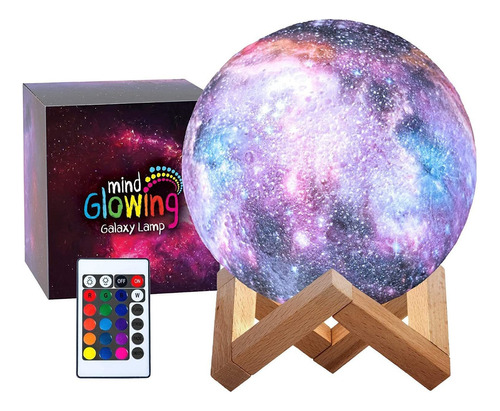 Lámpara 3d Galaxy Moon De  Cool Kids Night Light 5.9 P...