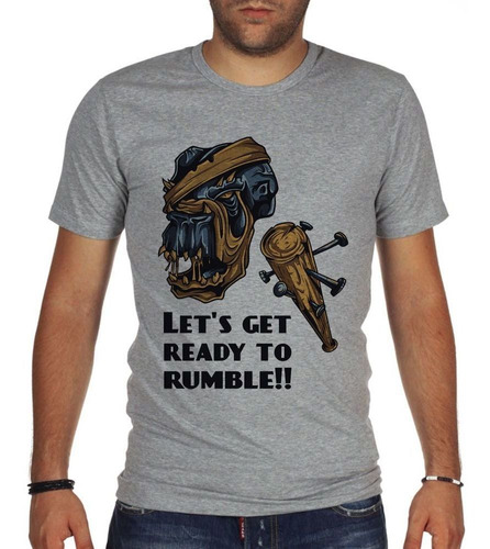 Remera De Hombre Lets Get Ready To Rumble