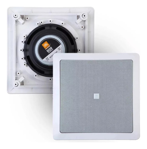 Par Caixas De Embutir Jbl Arandela 6 Polegadas 50w Rms Branca Modelo 6co1q Forro De Gesso