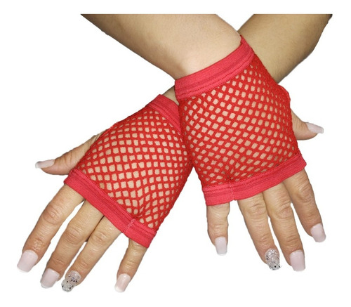 Mitones Cortos - Mini Guantes Sexy De Red Pasionel 