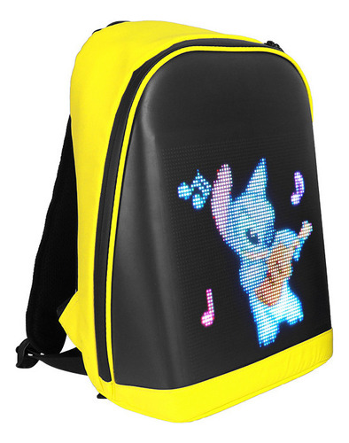 Mochila Con Pantalla Led Mochila Impermeable Inteligente Par