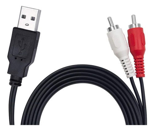 Cable Usb A Rca De Duttek, Cable Auxiliar De Audio Rca, Usb