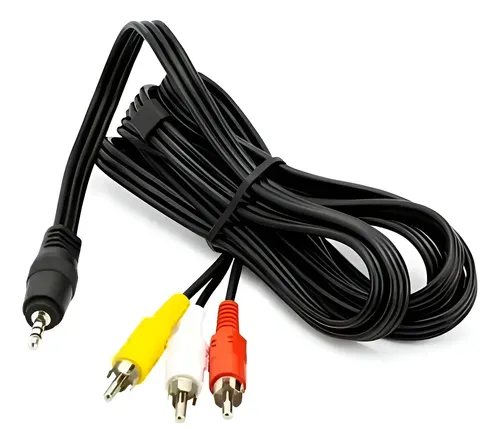 Cabo P2 X 3 Rca Áudio E Vídeo Estéreo Lehmox Ley-14 | MercadoLivre