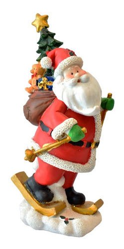 Figura De Santa Navidad Resina Decoracion Hogar