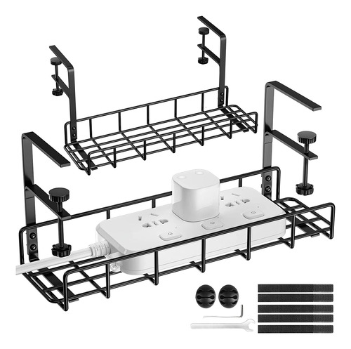 Bandeja De Administración De Cables Debajo Del Escrito...