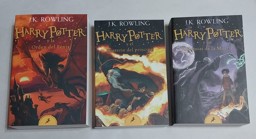 Libros Nuevos Harry Potter Tomos 5 ,6 Y 7 J.k Rowling