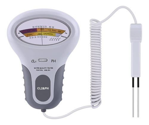 Medidor Portátil De Nivel De Cloro Y Ph 2 En 1 A