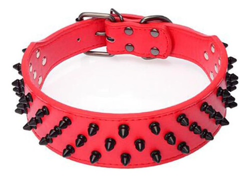 Avenpets Fancy Leather American Bulldog Collar Adornado Con 