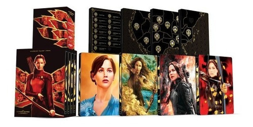 4k Ultra Hd + Blu-ray The Hunger Games Collection Steelbook