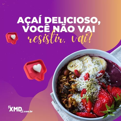 Post para AÇAÍ no Canva - Passo a Passo 