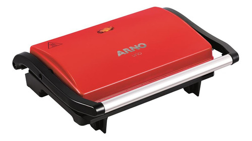 Grill Compact Uno 760W C/ Placas Anti Aderentes Vermelho 220V - Arno