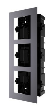 Base 3 Espacios Para Videoportero Modular Ds-kd-acf3 Alum